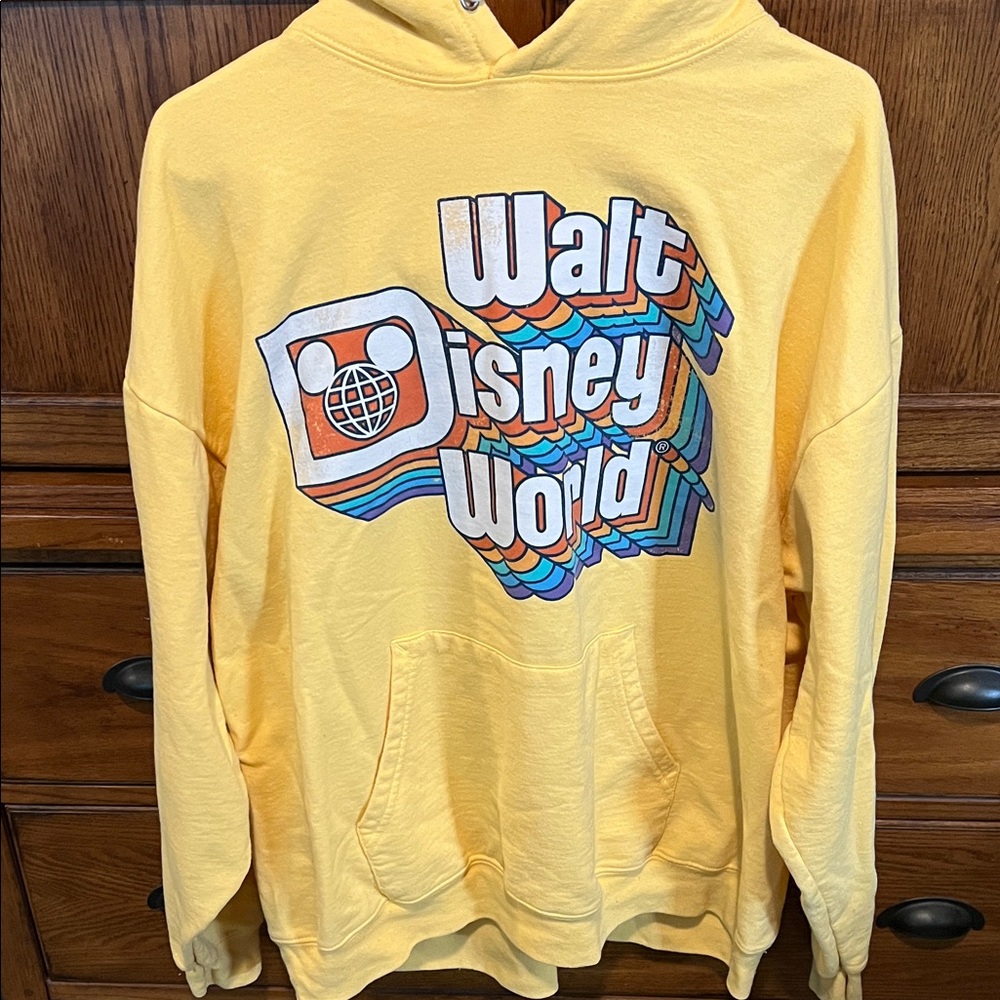 Disney Yellow Walt Disney World Hoodie